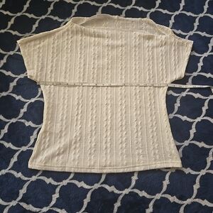 Small Short Sleeve Off Shoulder Shirt